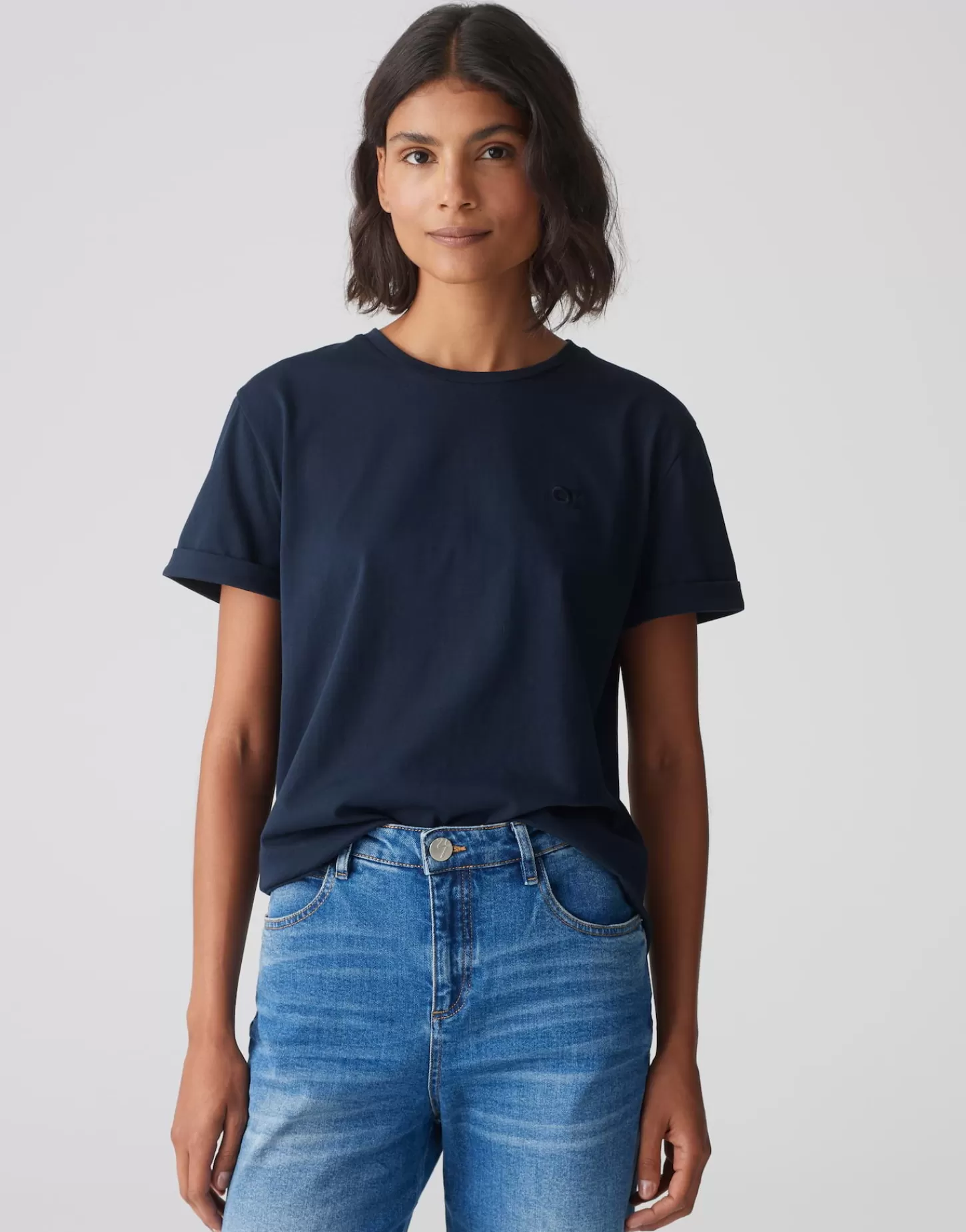 DAMES OPUS Basic Shirt Serox Blauw Online Bestellen