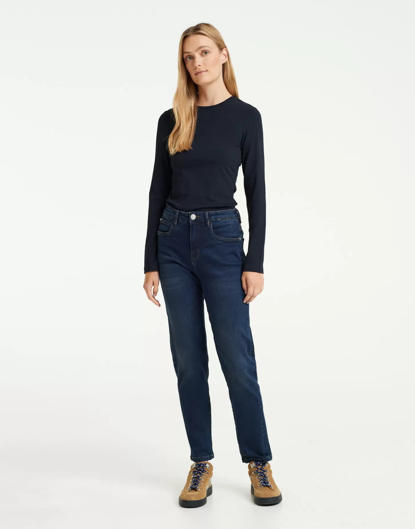 DAMES OPUS Basic Shirt Smilla Blauw Online Bestellen