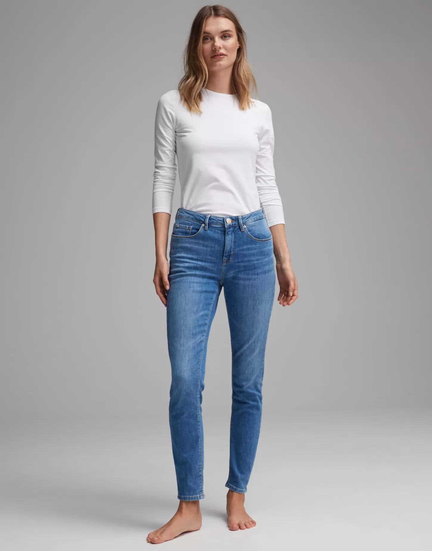 DAMES OPUS Basic Shirt Smilla Wit Online Bestellen