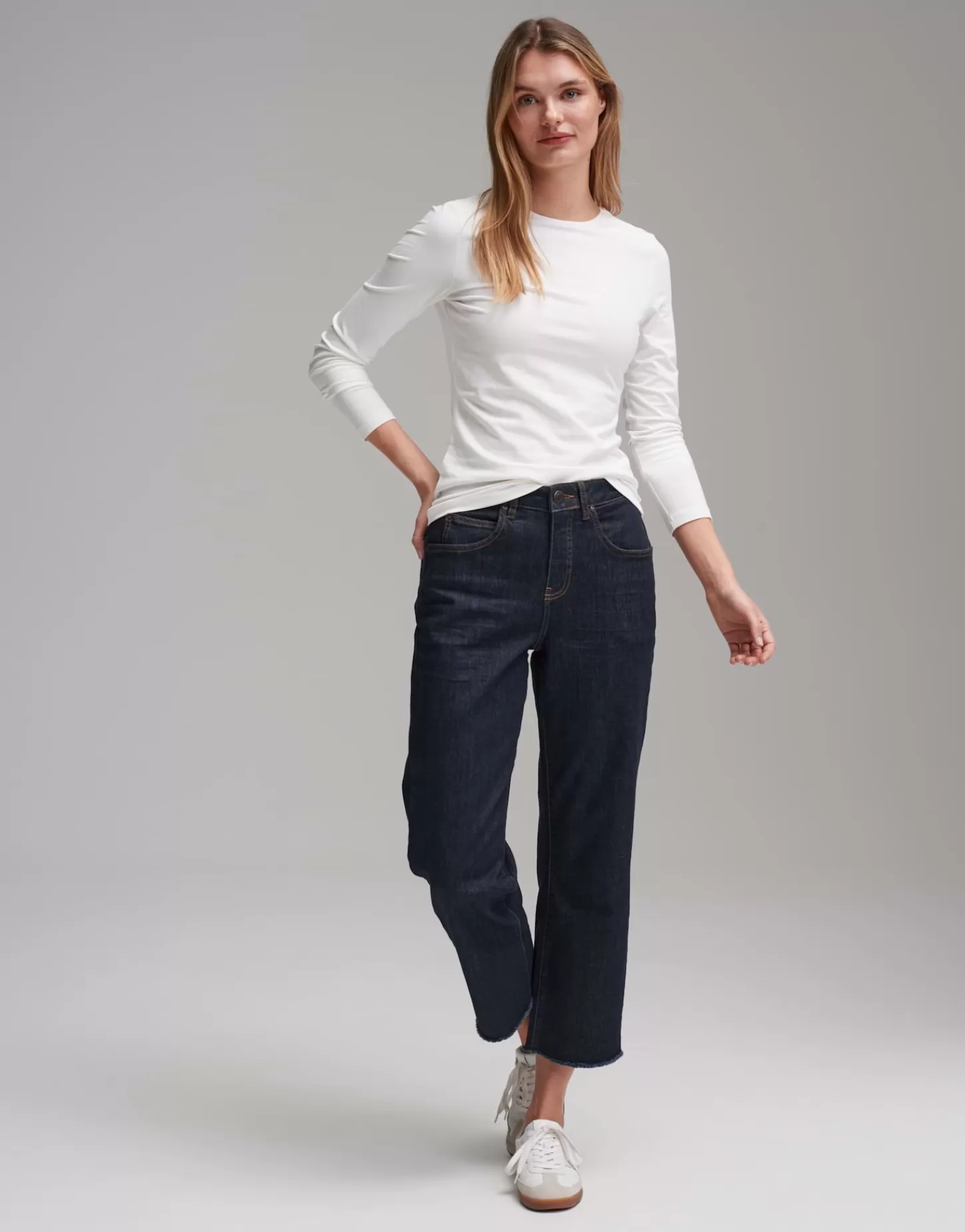 DAMES OPUS Basic Shirt Smilla Wit Online Bestellen