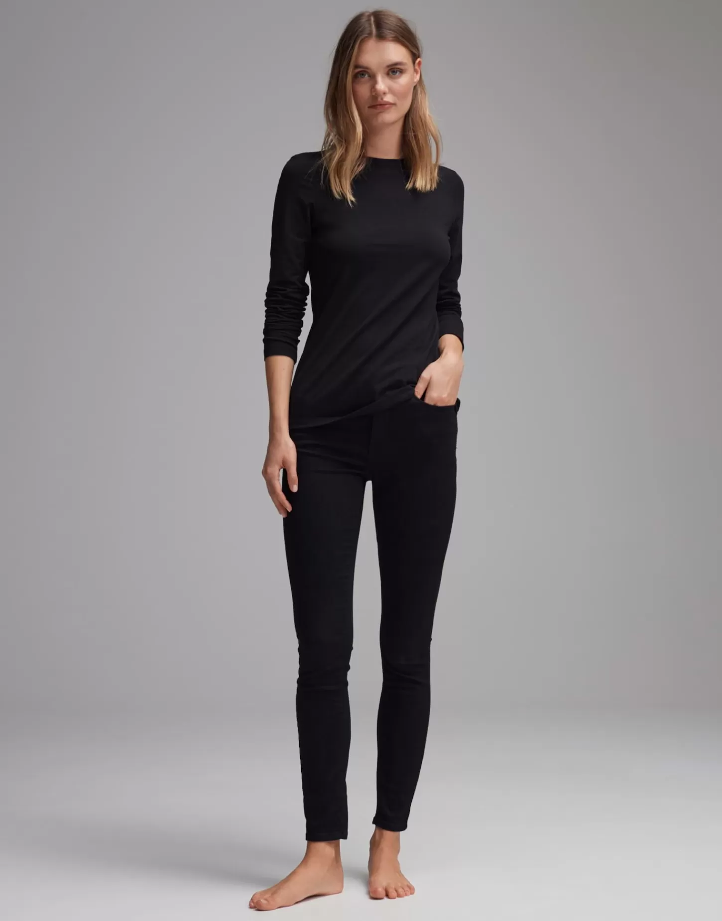 DAMES OPUS Basic Shirt Smilla Zwart Online Bestellen