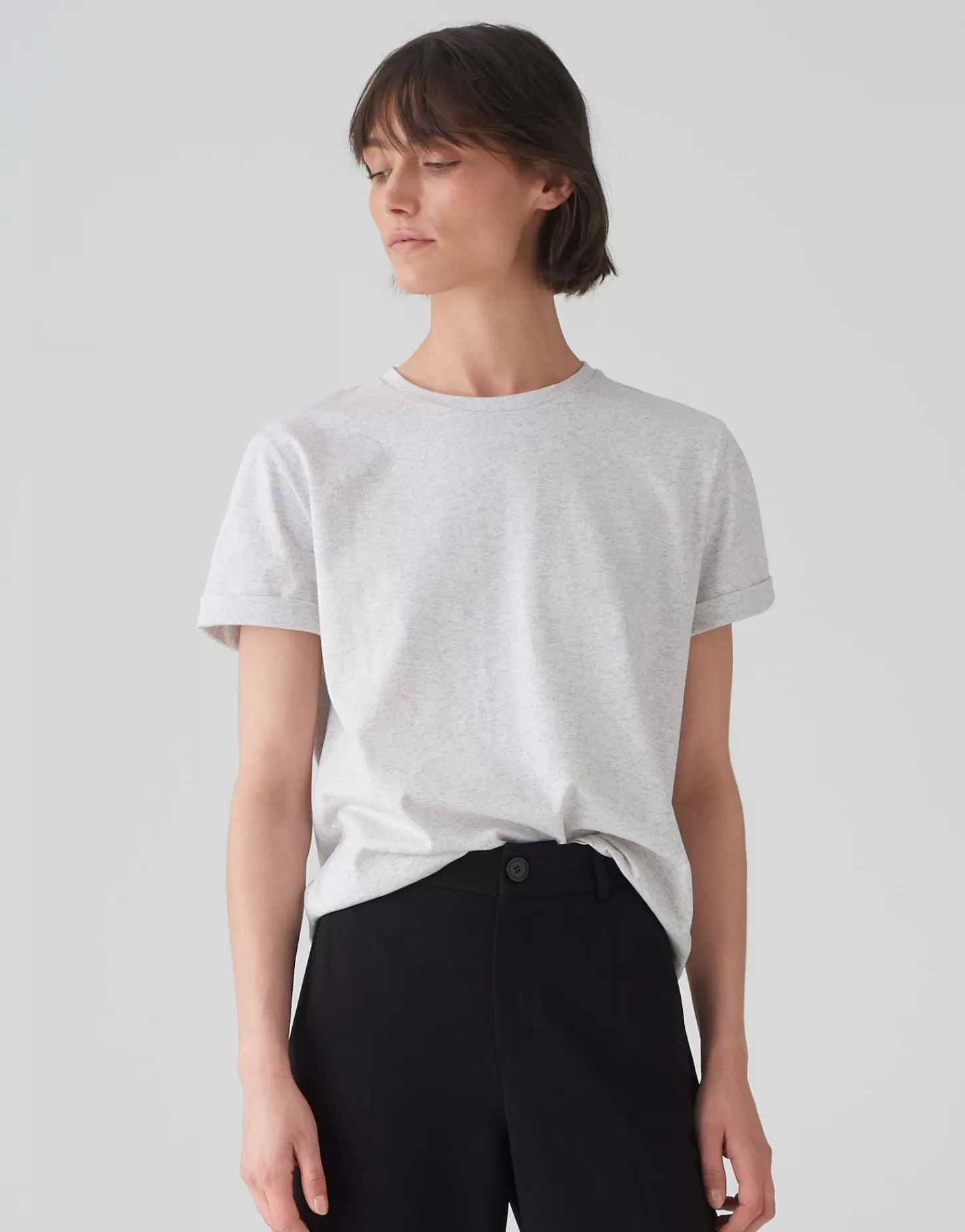 DAMES OPUS Basic Shirt Sonzi Grijs Online Bestellen