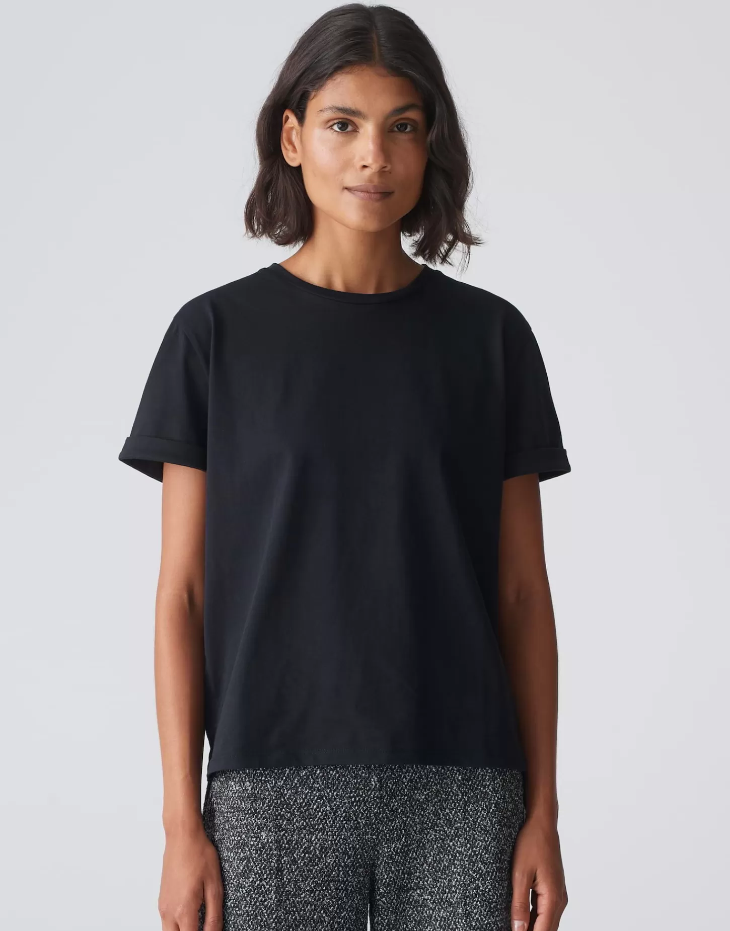 DAMES OPUS Basic Shirt Sonzi Zwart Online Bestellen