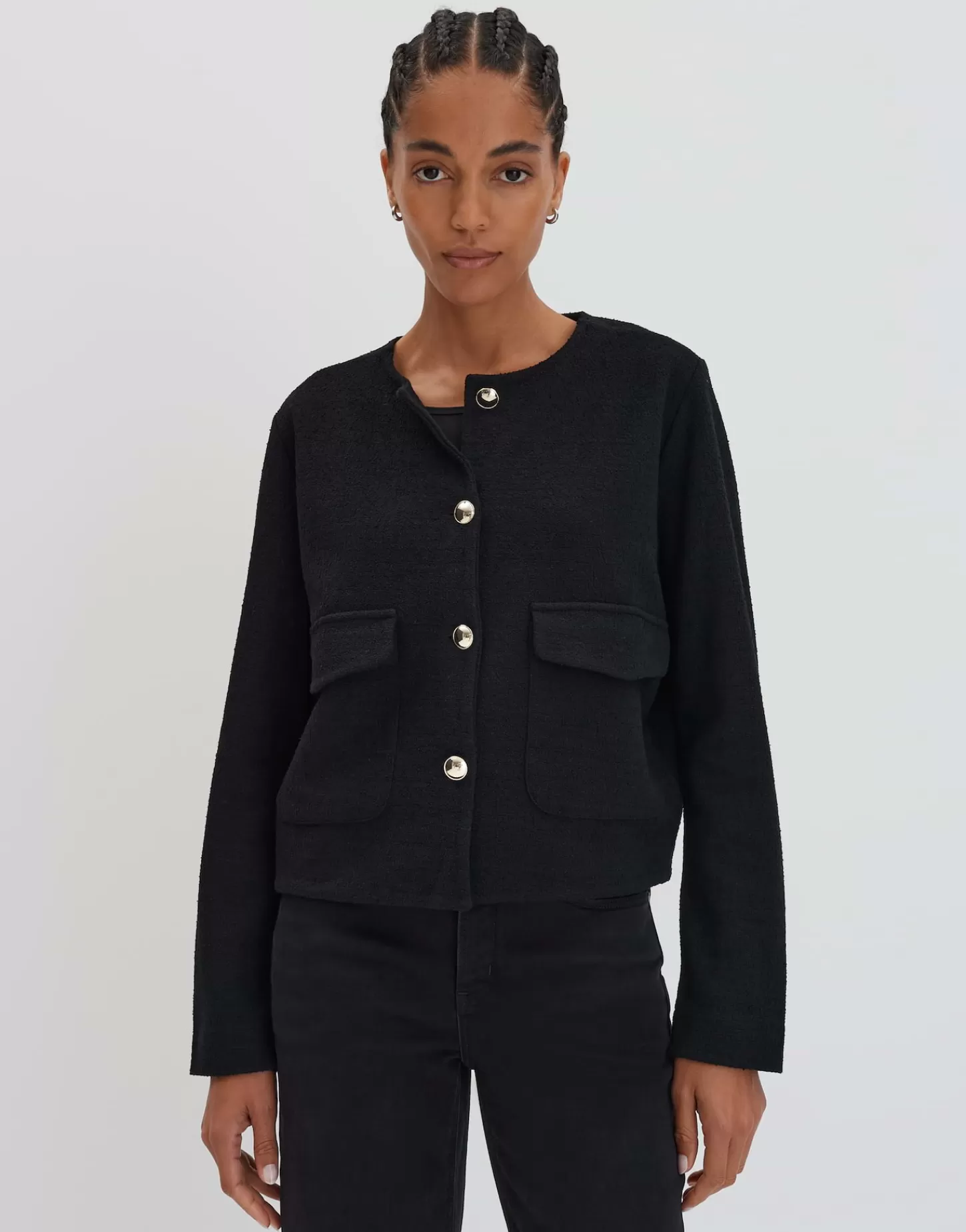 DAMES OPUS Blazer Jas Neelia Zwart Online Bestellen