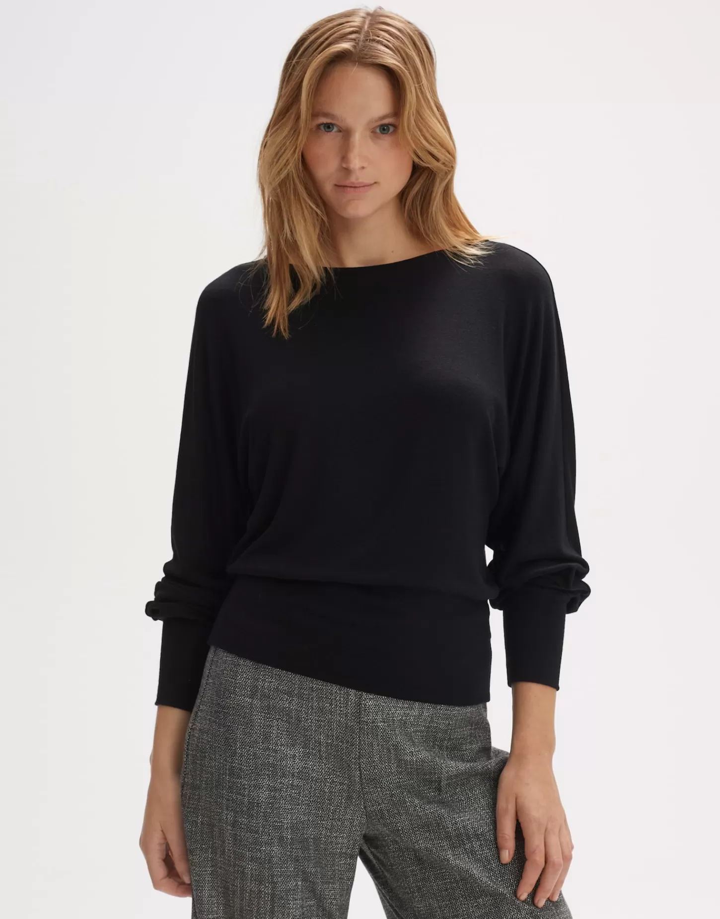 DAMES OPUS Boxy Shirt Sonnu Zwart Online Bestellen