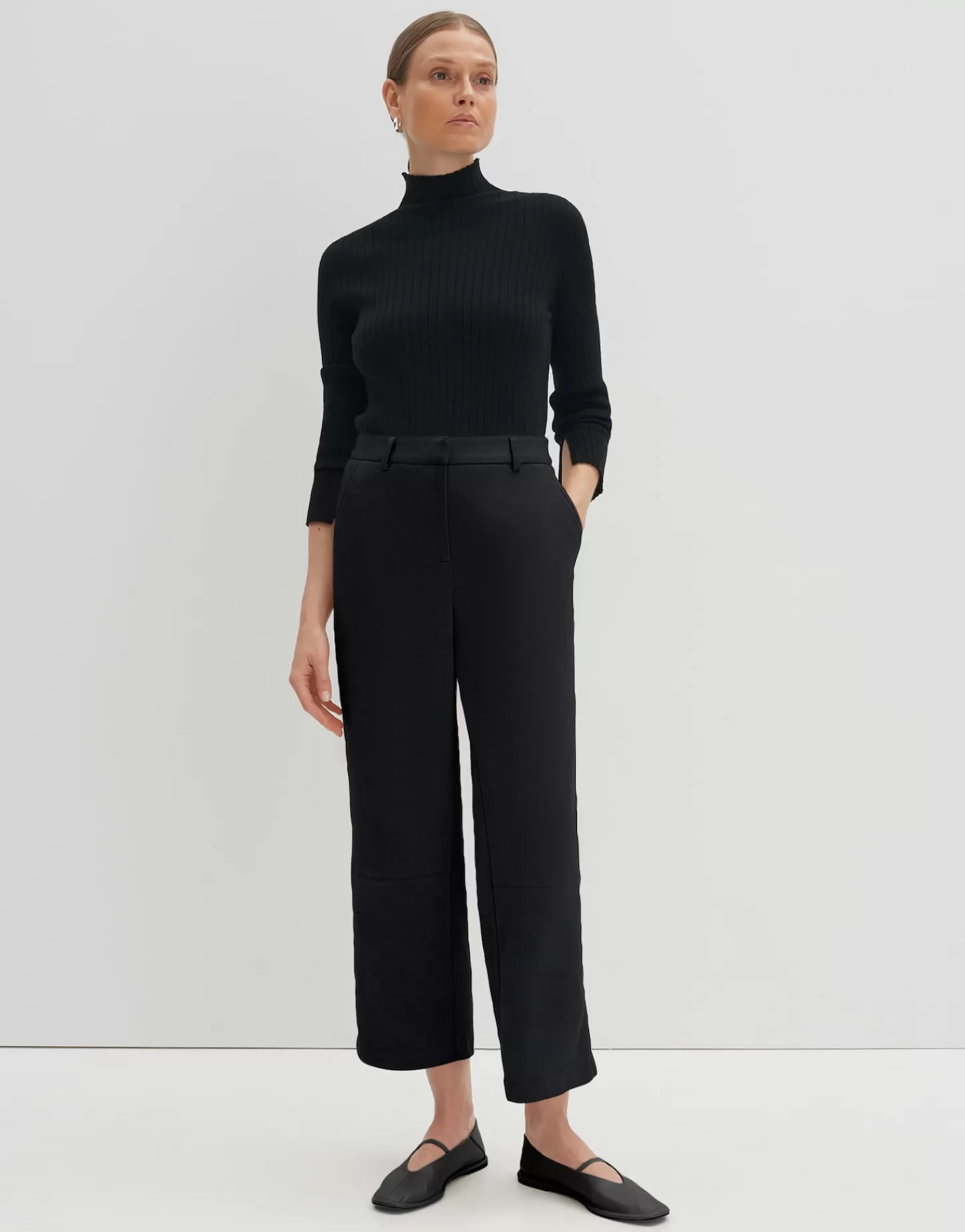 DAMES OPUS City Pants Cabia Zwart Online Bestellen