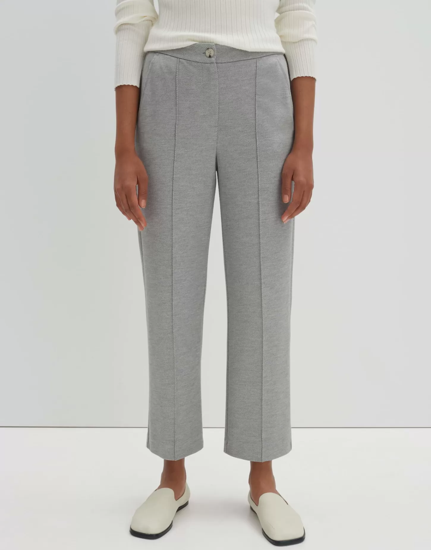 DAMES OPUS City Pants Cabien Soft Grijs Online Bestellen