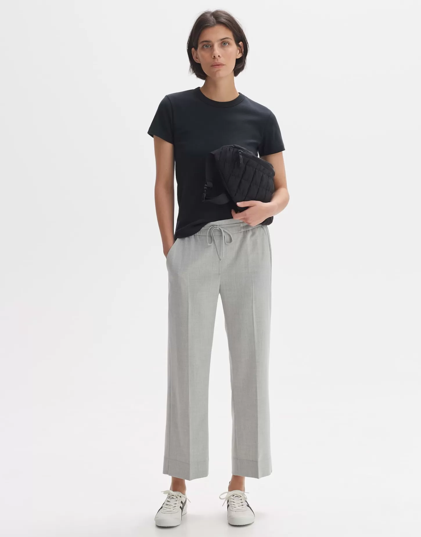 DAMES OPUS City Pants Melosi Grijs Online Bestellen