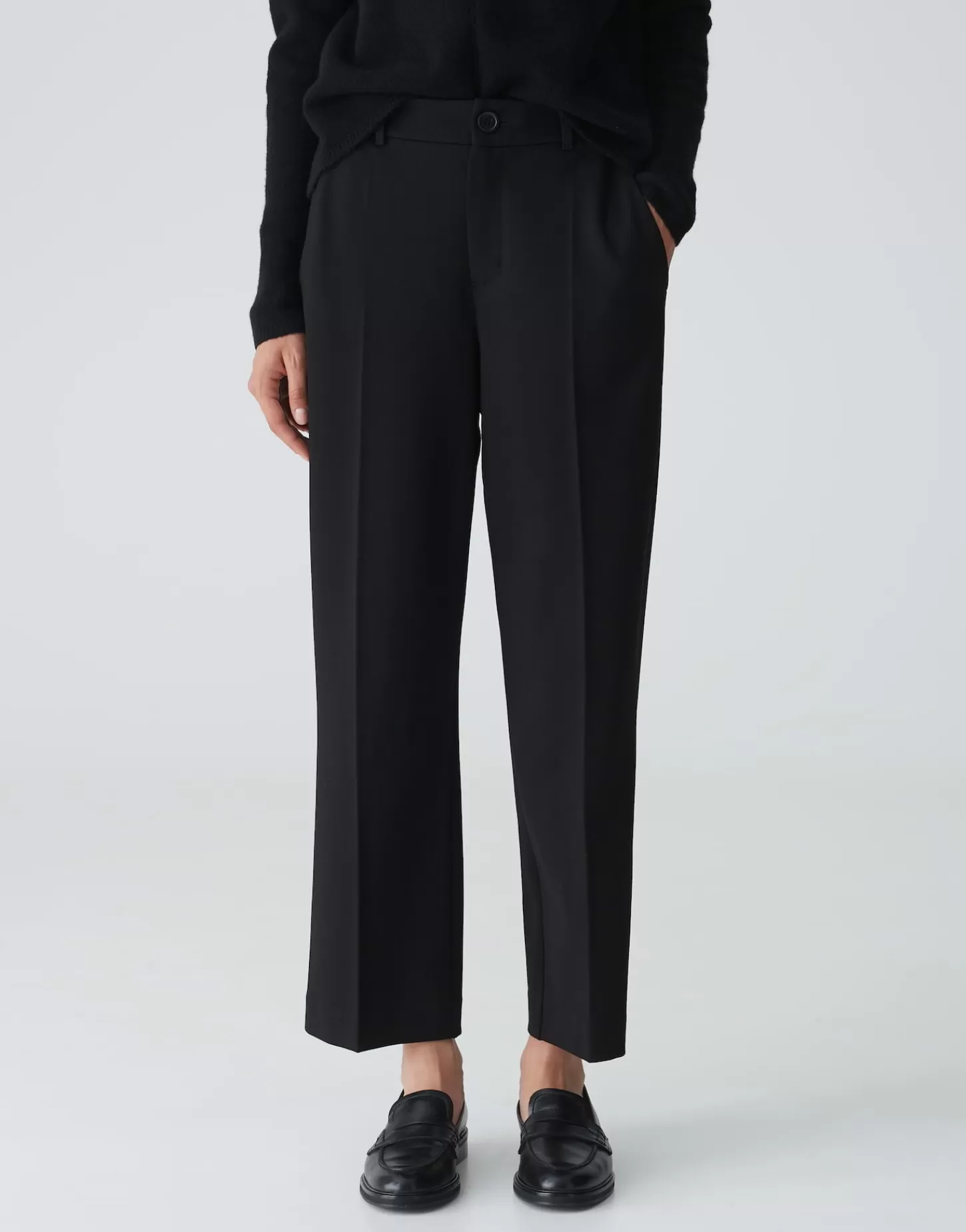 DAMES OPUS City Pants Morella Zwart Online Bestellen