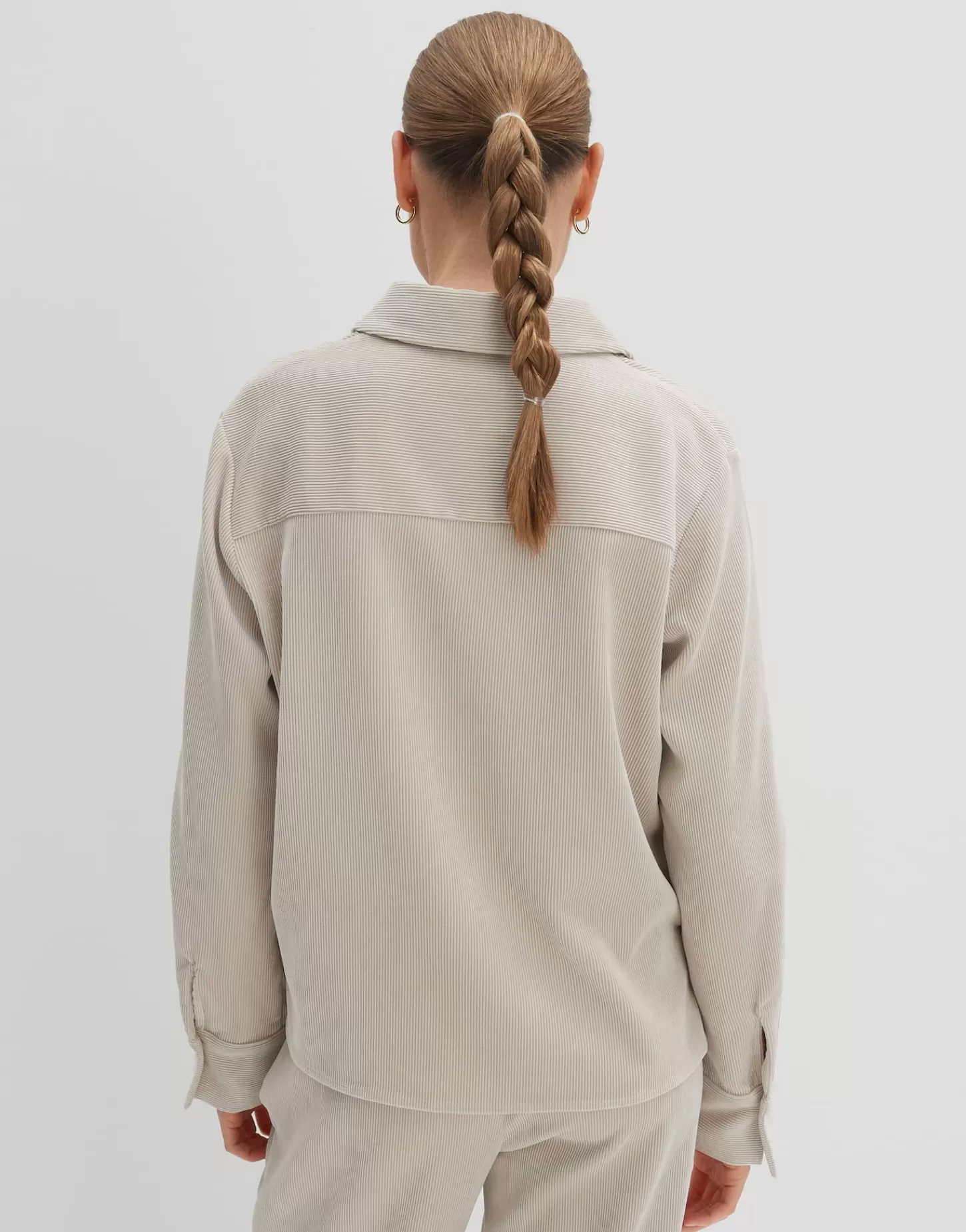 DAMES OPUS Corduroy Bloes Zortney Detail Beige Online Bestellen