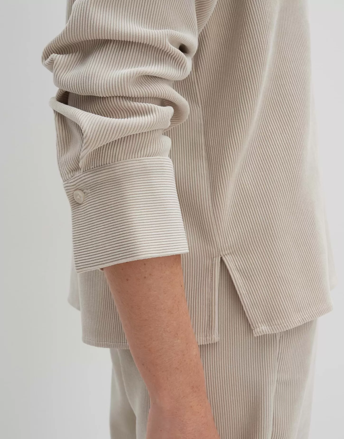 DAMES OPUS Corduroy Bloes Zortney Detail Beige Online Bestellen