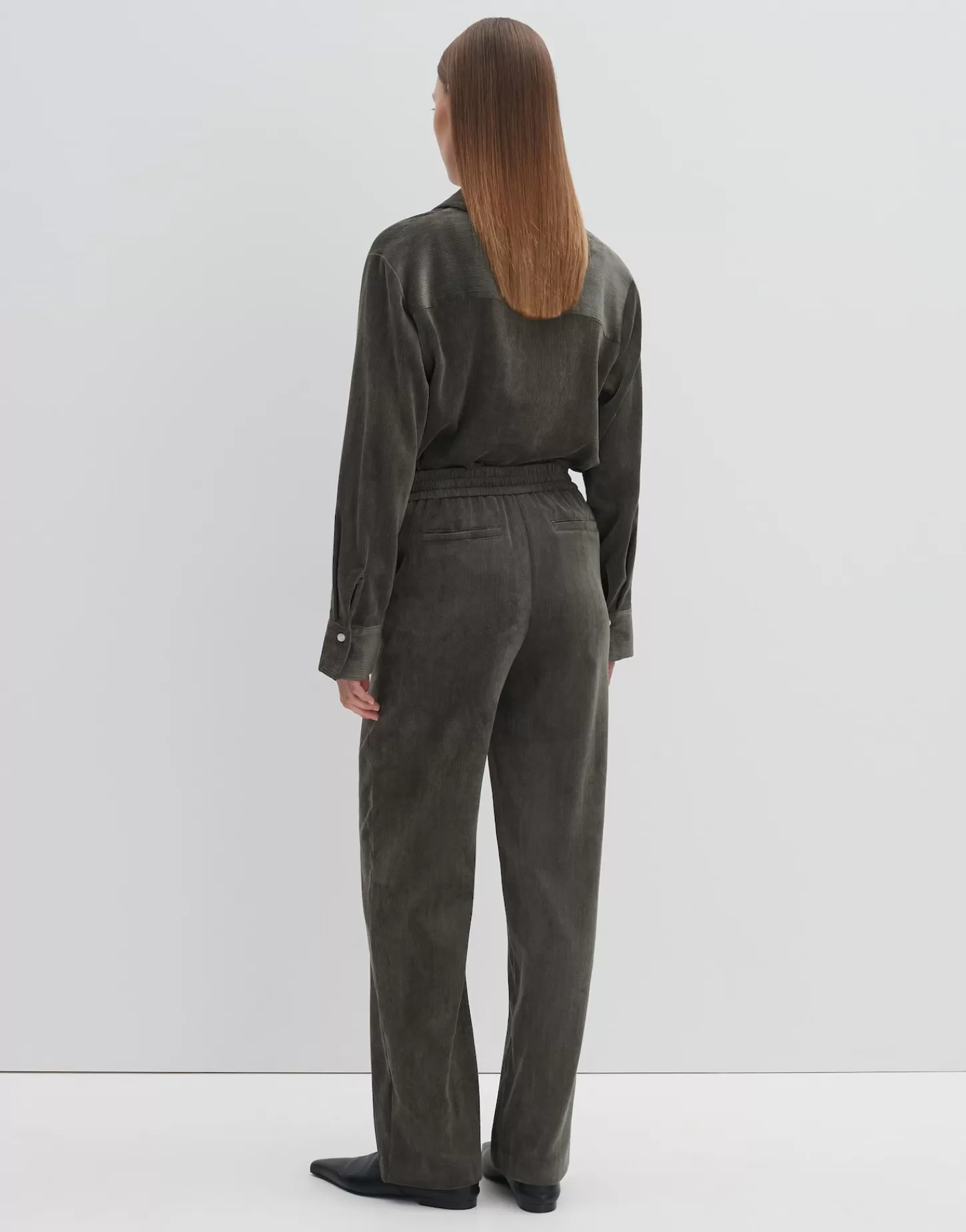 DAMES OPUS Corduroy Broek Cenya Corduroy Groen Online Bestellen