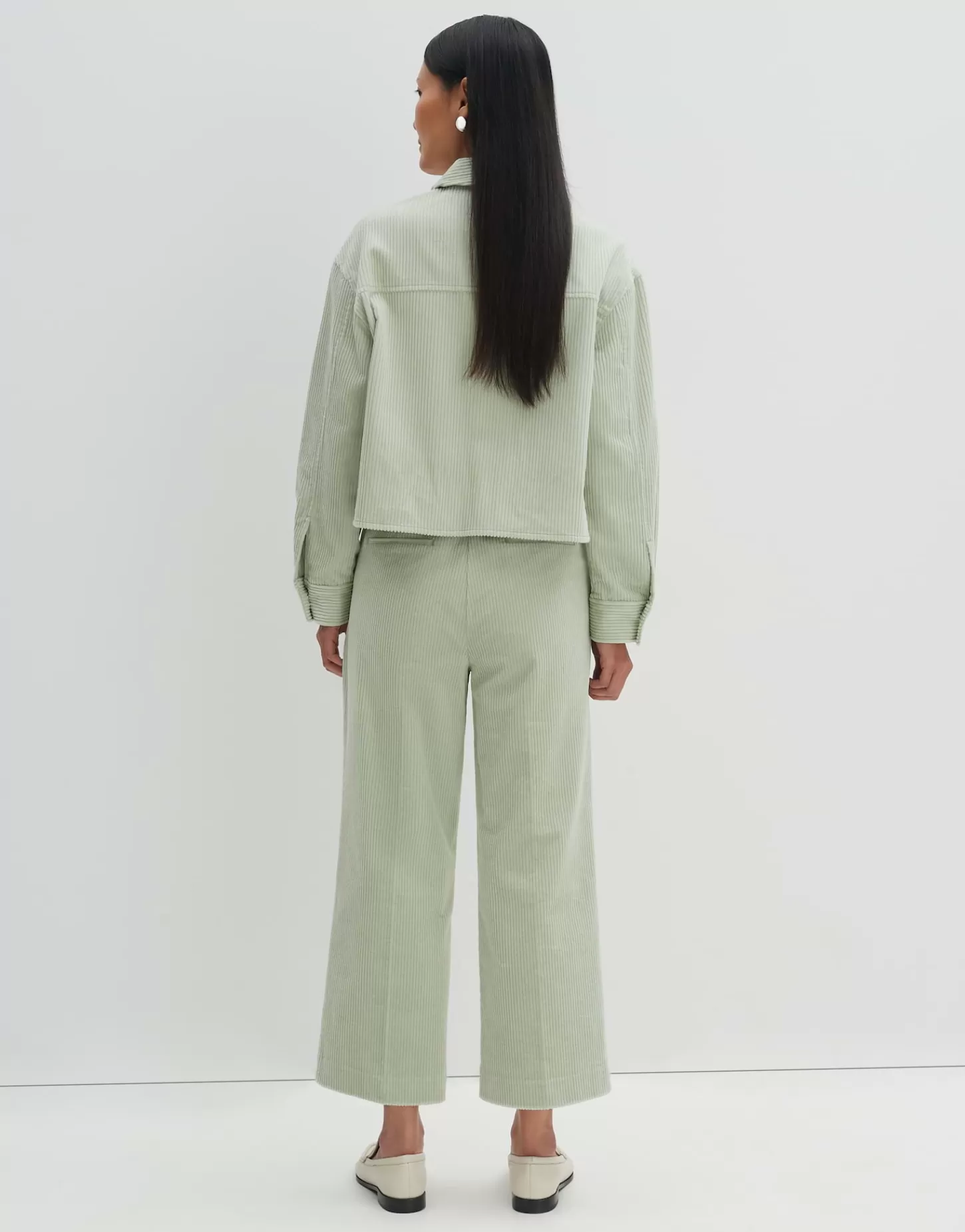 DAMES OPUS Corduroy Broek Cisilia Corduroy Groen Online Bestellen