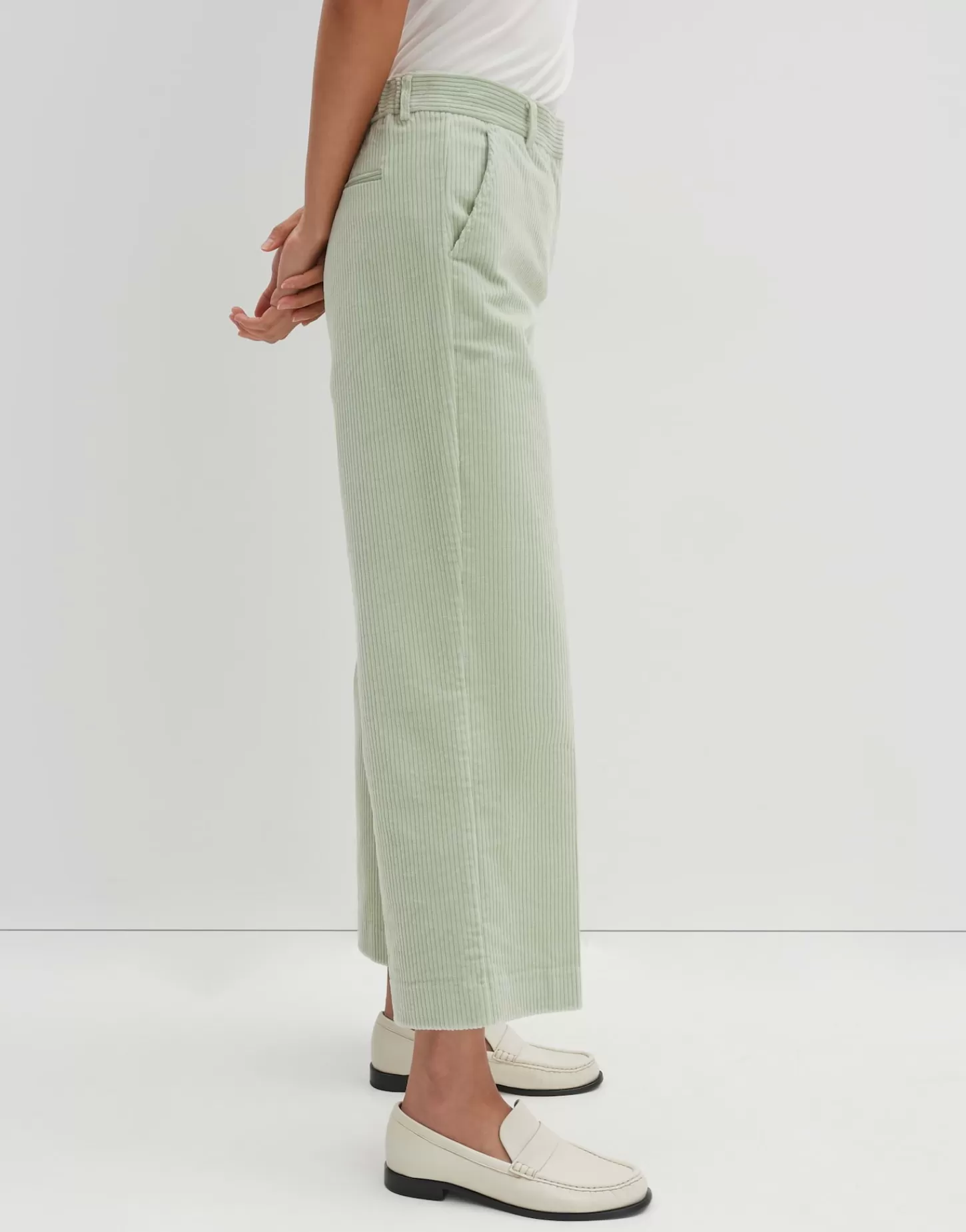 DAMES OPUS Corduroy Broek Cisilia Corduroy Groen Online Bestellen