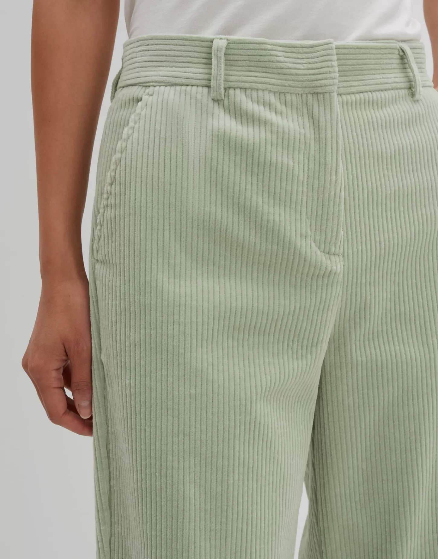 DAMES OPUS Corduroy Broek Cisilia Corduroy Groen Online Bestellen