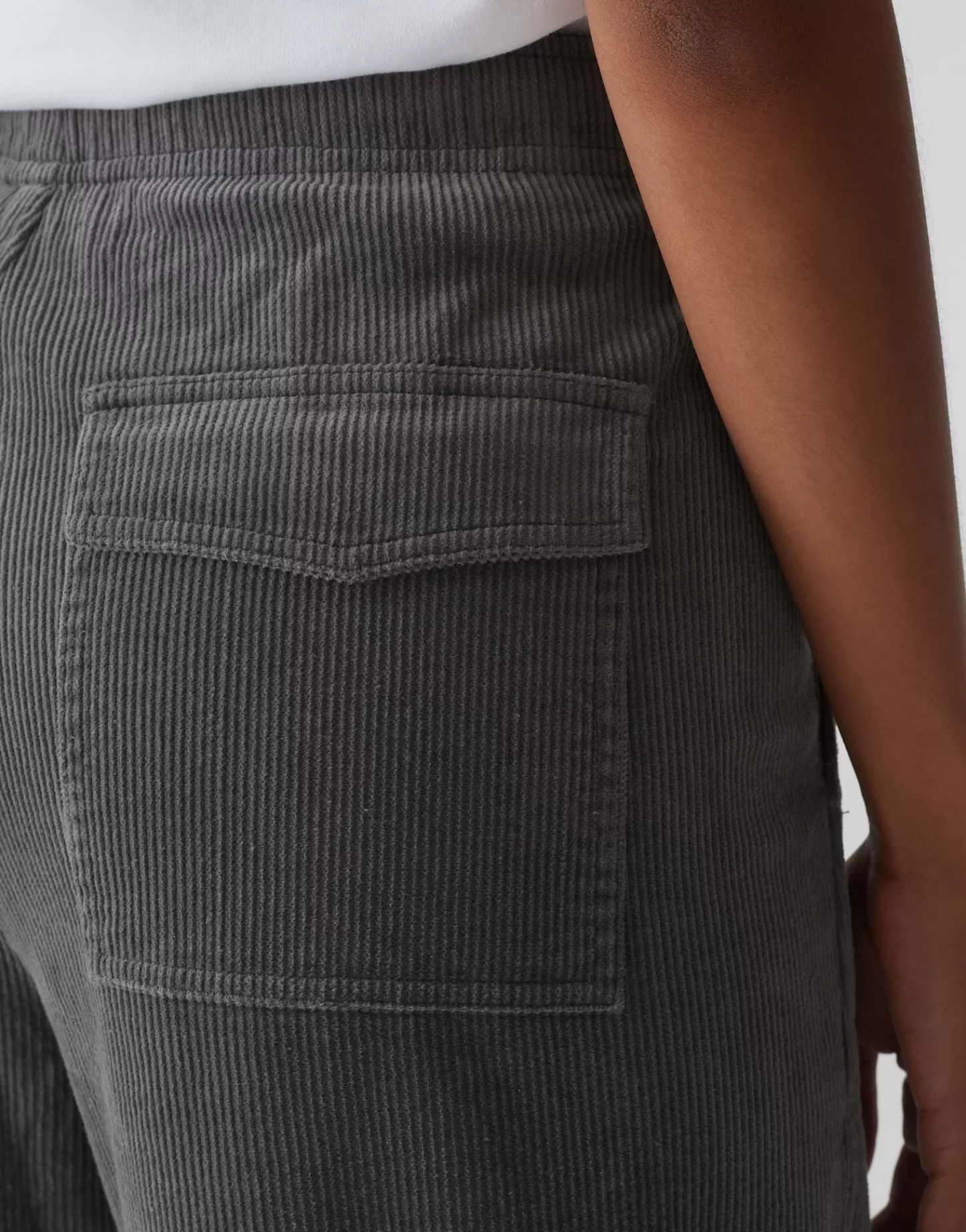 DAMES OPUS Corduroy Broek Mileni Track Grijs Online Bestellen