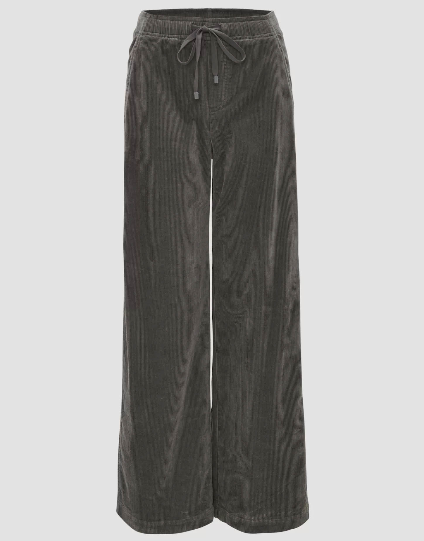 DAMES OPUS Corduroy Broek Mileni Track Grijs Online Bestellen