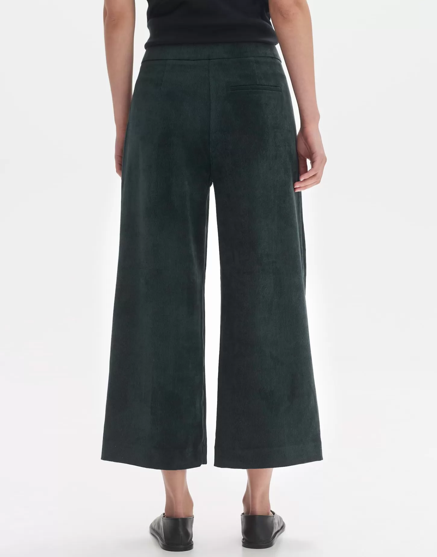 DAMES OPUS Corduroy Broek Misha Babycord Groen Online Bestellen