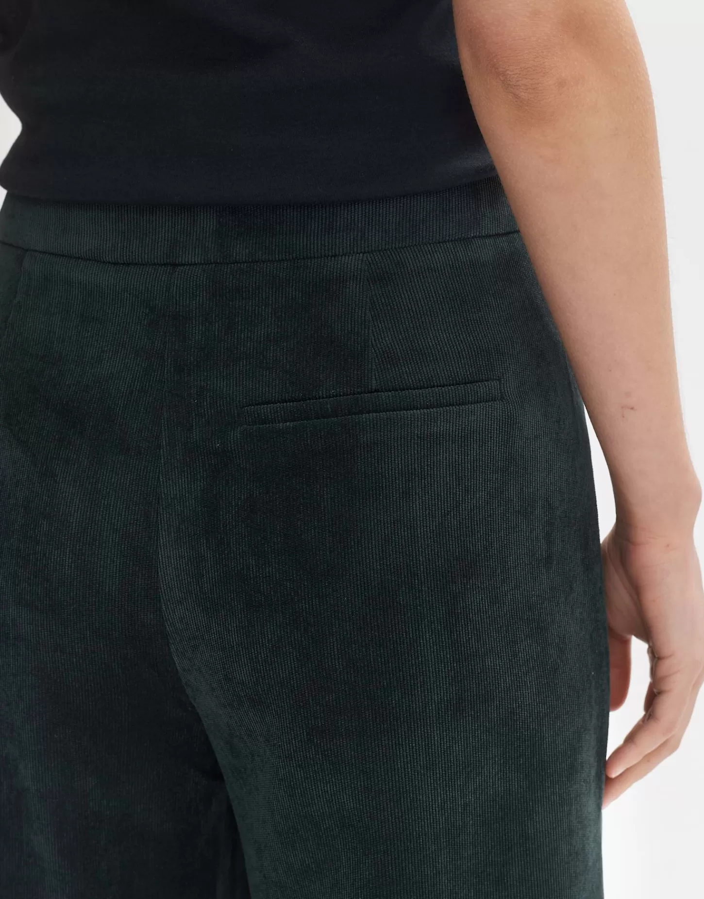 DAMES OPUS Corduroy Broek Misha Babycord Groen Online Bestellen