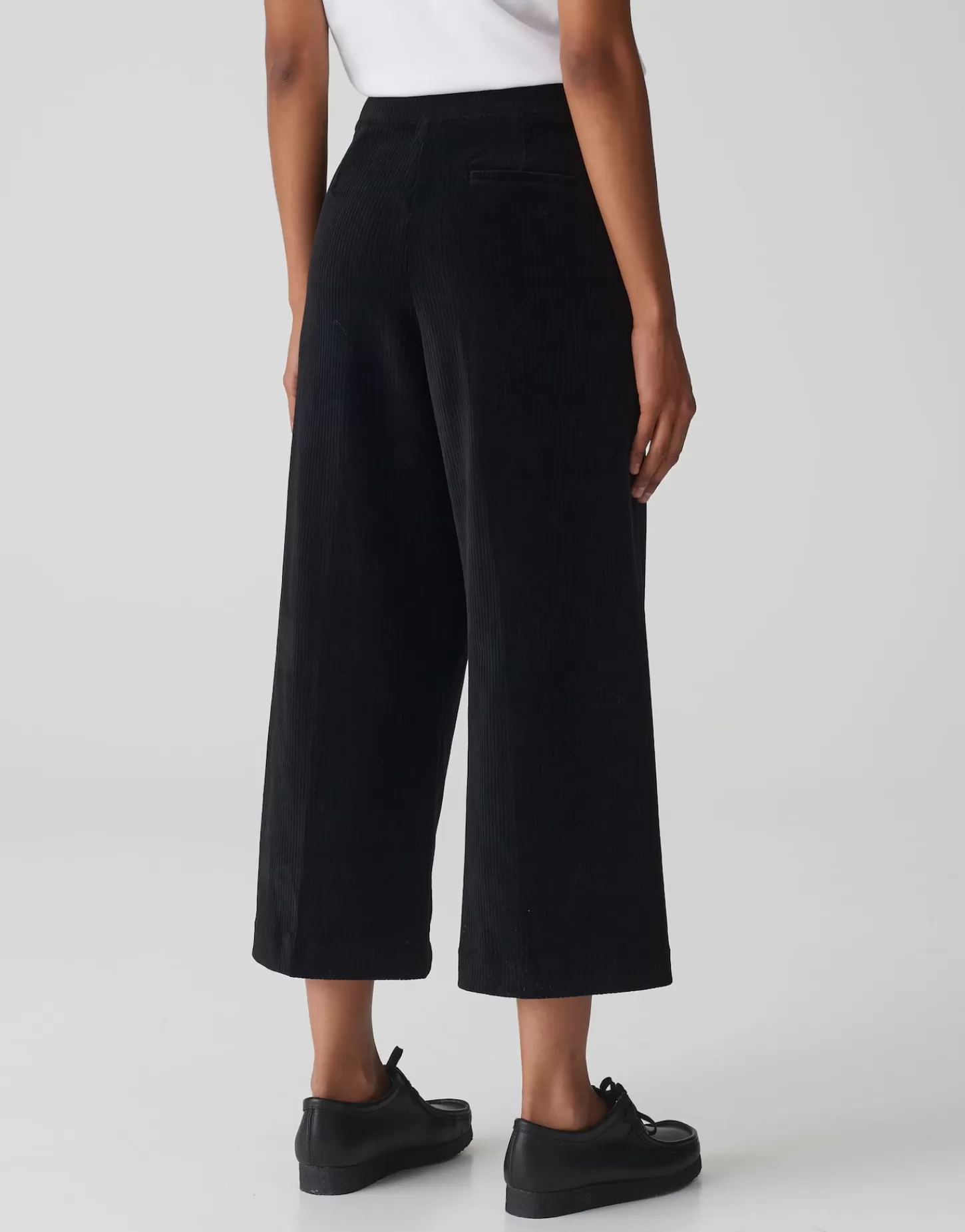 DAMES OPUS Corduroy Broek Misha Corduroy Zwart Online Bestellen