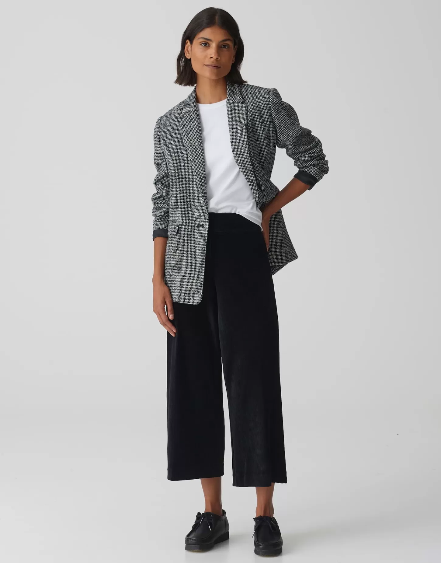 DAMES OPUS Corduroy Broek Misha Corduroy Zwart Online Bestellen