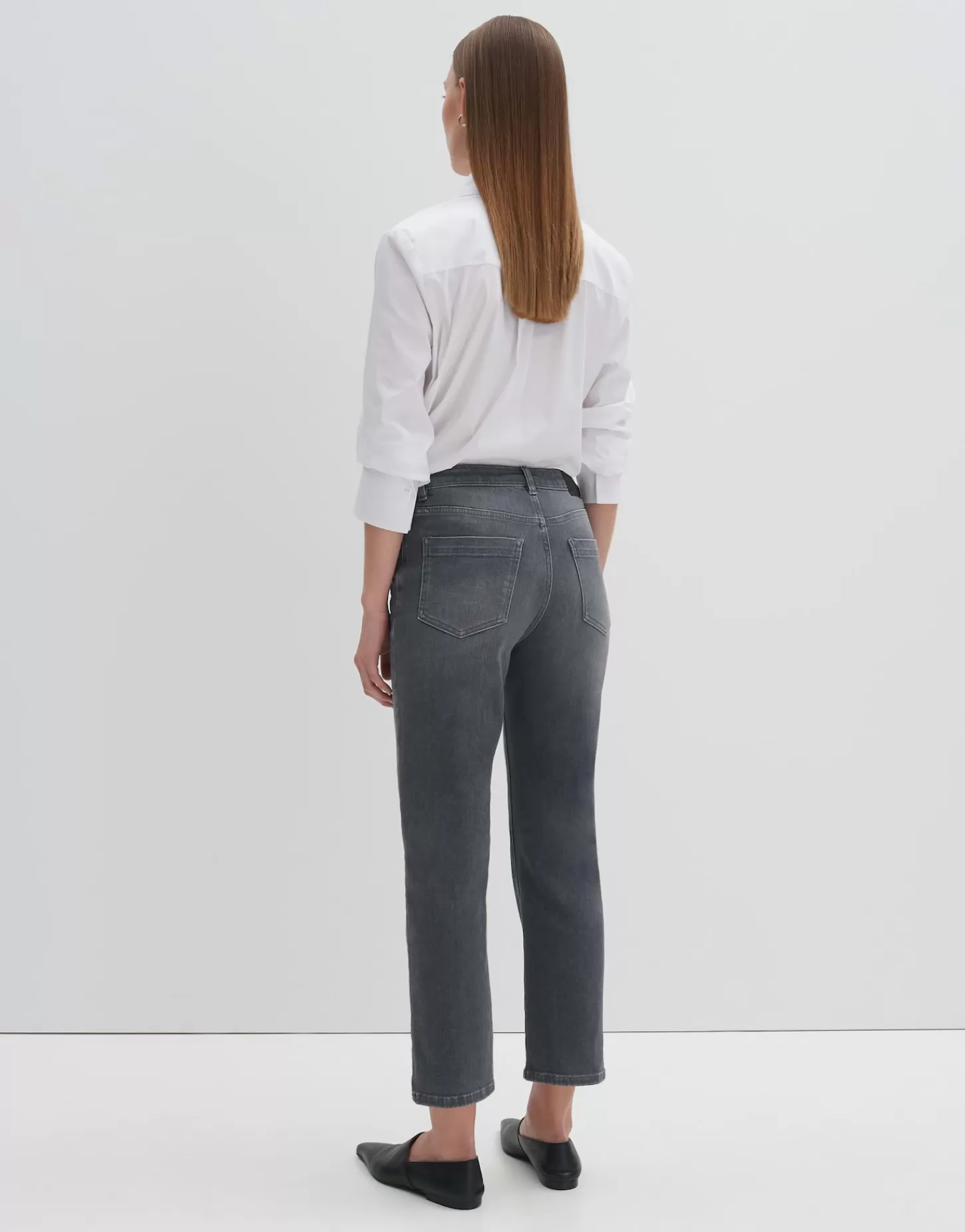 DAMES OPUS Cropped Relaxed Jeans Corah Iconic Grijs Online Bestellen