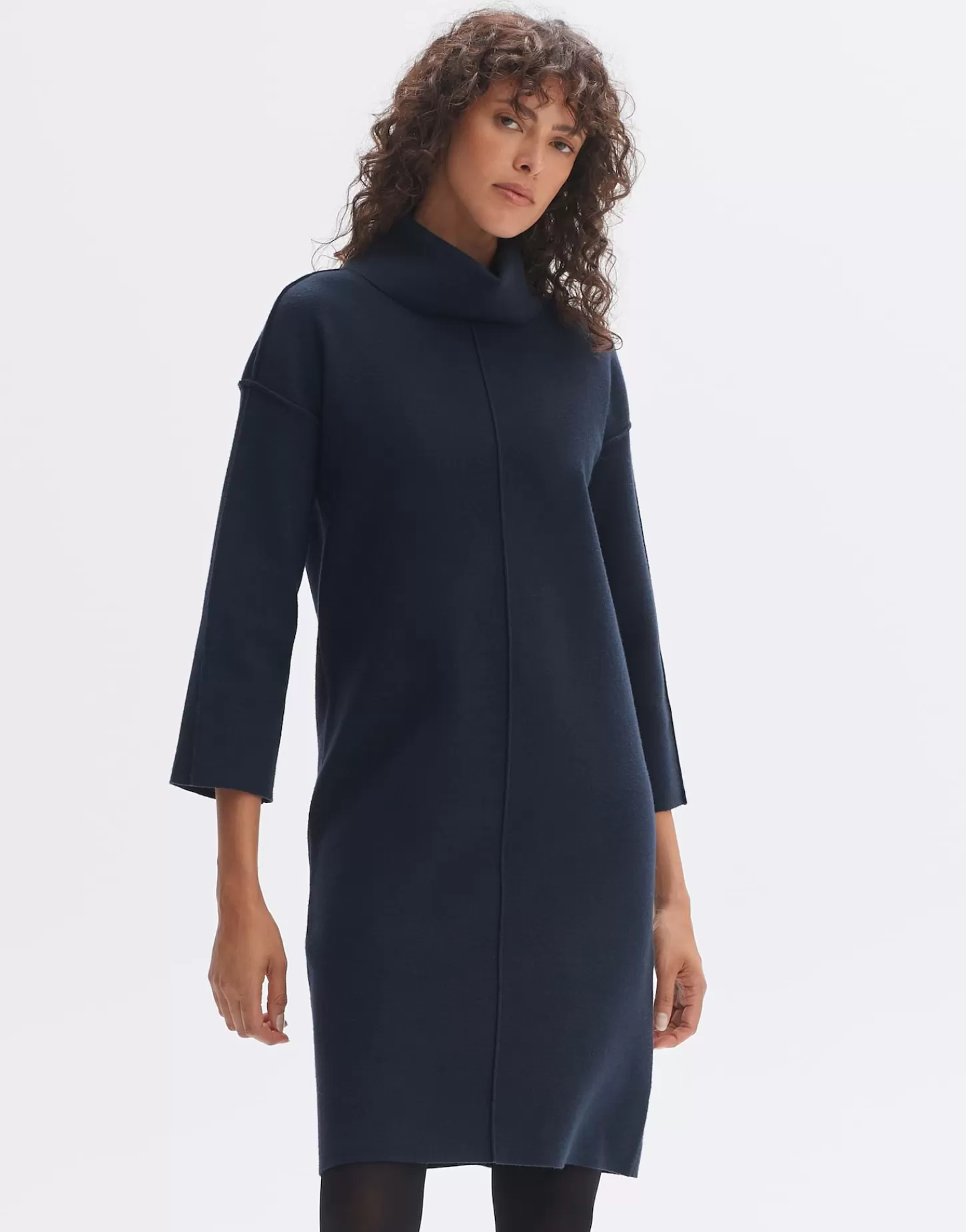 DAMES OPUS Gebreide Jurk Wingela Blauw Online Bestellen