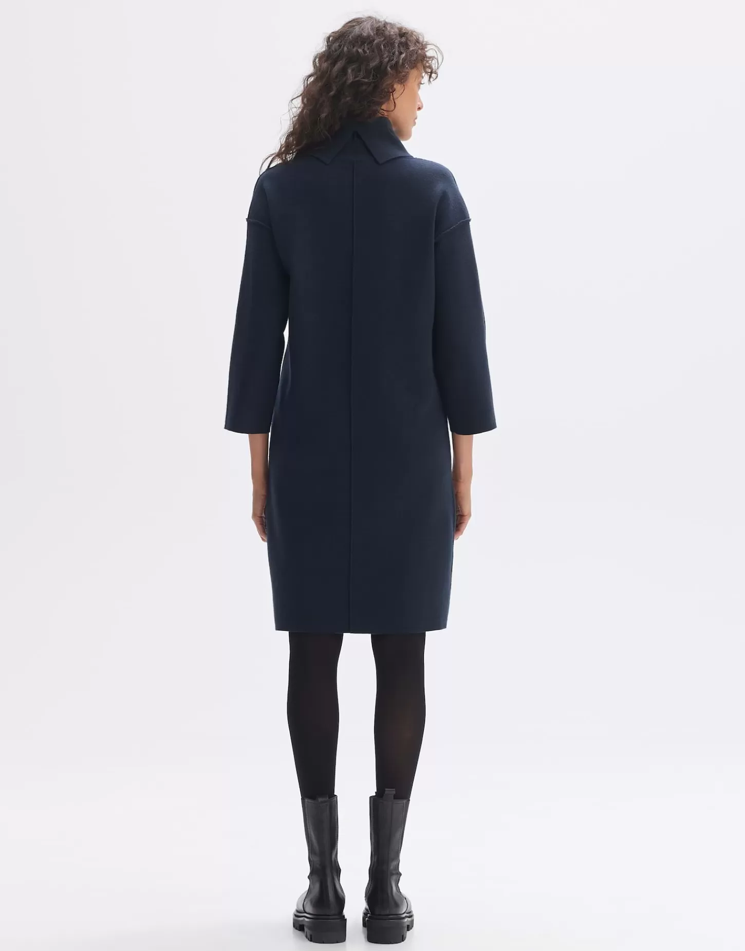 DAMES OPUS Gebreide Jurk Wingela Blauw Online Bestellen