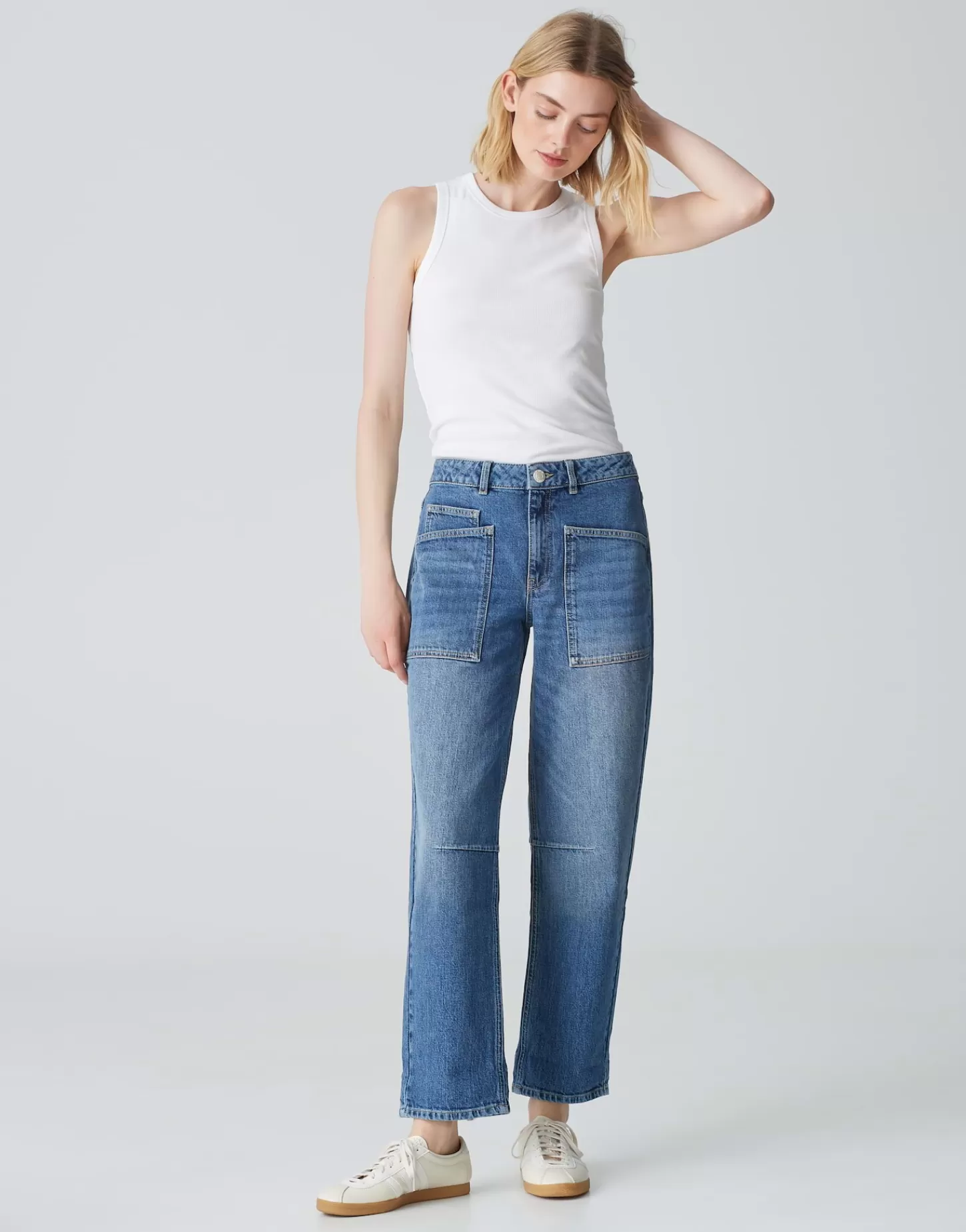 DAMES OPUS Relaxed Jeans Lissie Blauw Online Bestellen