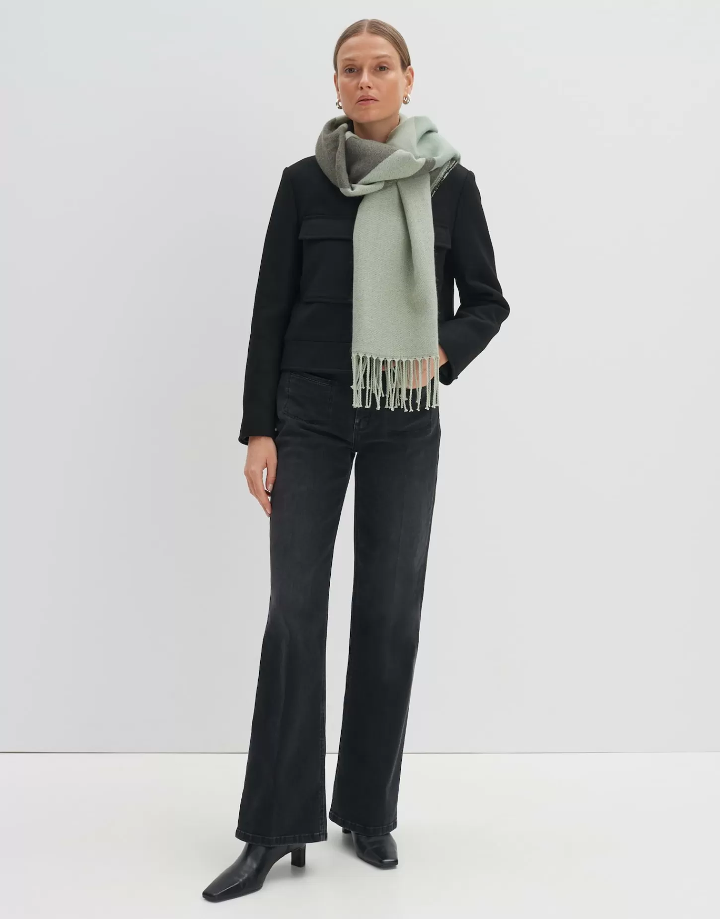 DAMES OPUS Sjaal Blenah Scarf Groen Online Bestellen