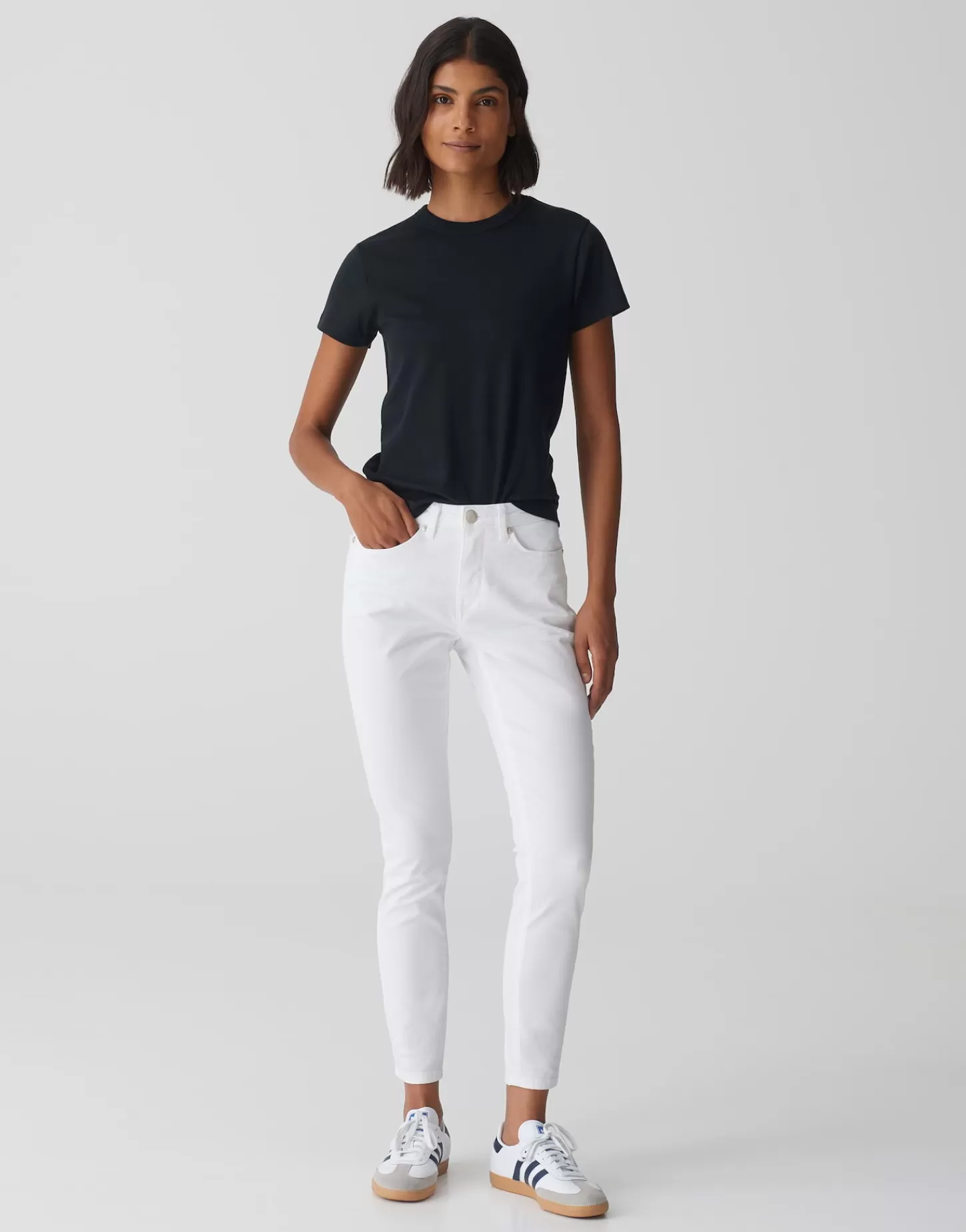 DAMES OPUS Skinny Jeans Elma Clear Wit Online Bestellen