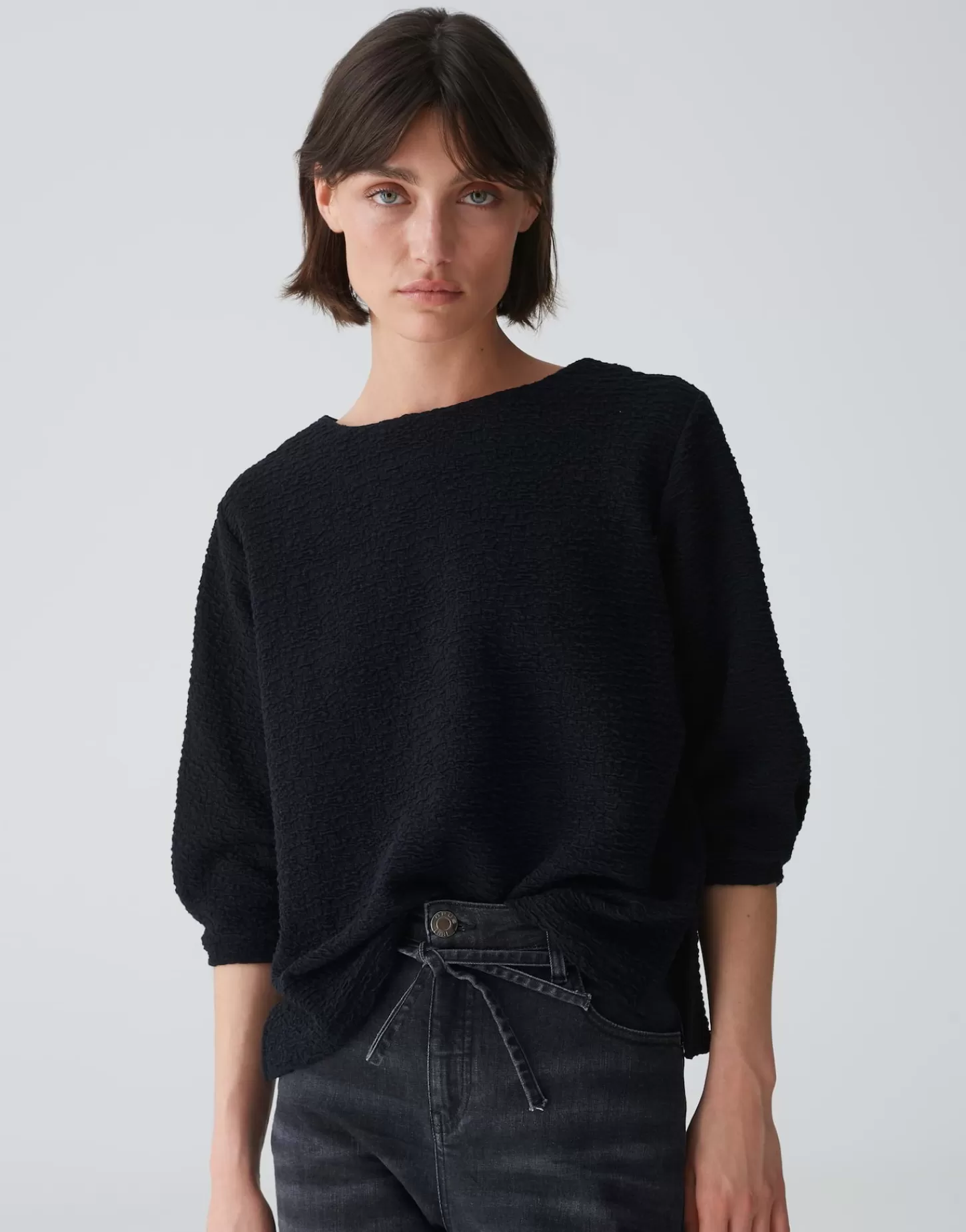 DAMES OPUS Sweatshirt Gresine Zwart Online Bestellen