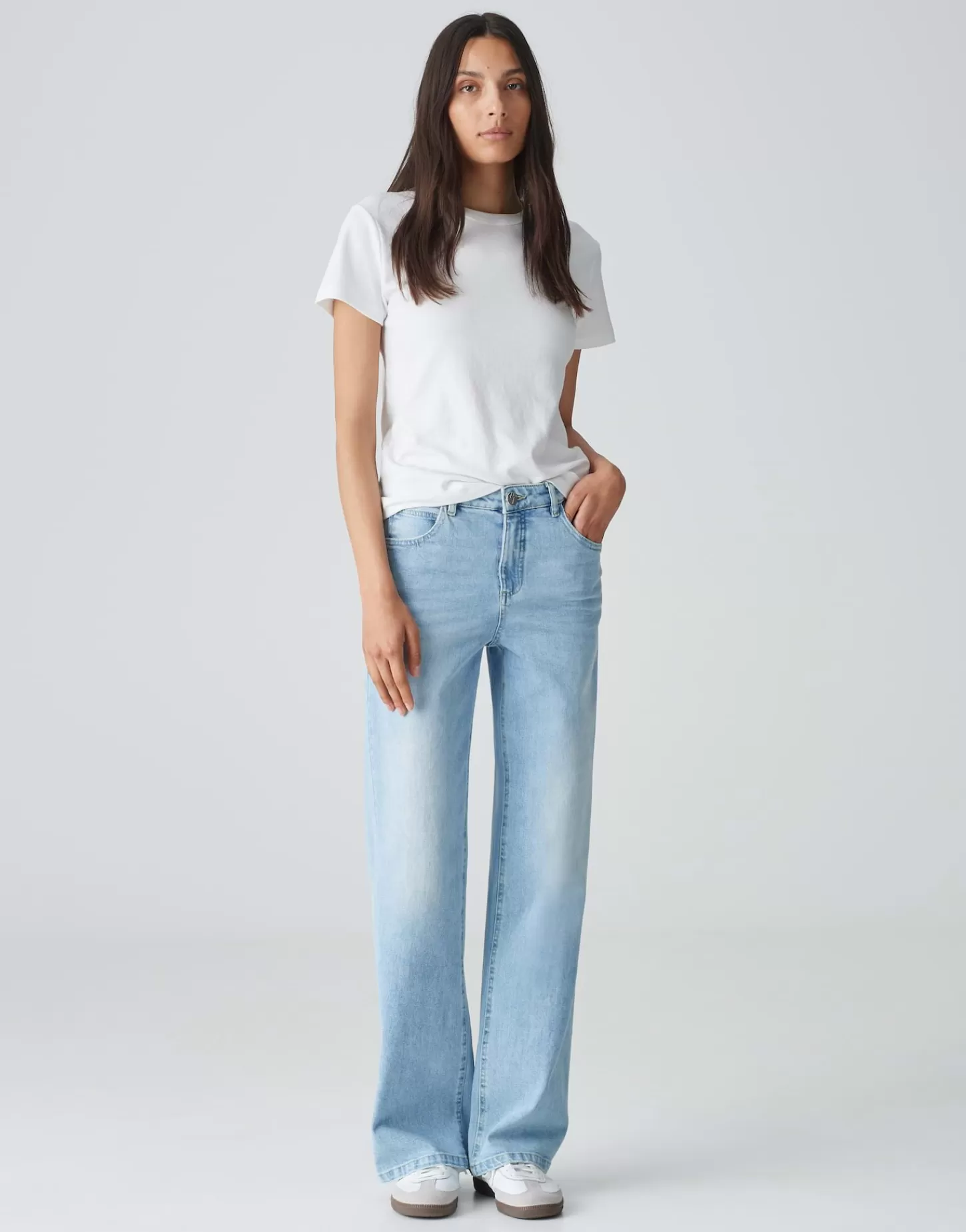 DAMES OPUS Wide Leg Jeans Mivy Blauw Online Bestellen